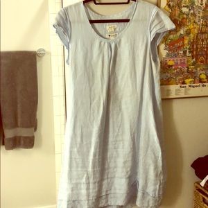 Light Blue short sleeved linen dress